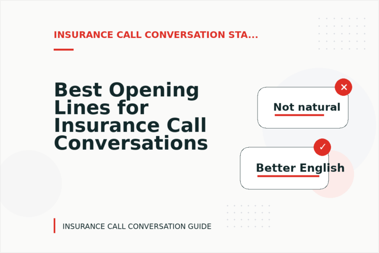 Best Opening Lines for Insurance Call Conversations