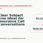 Clear Subject Line Ideas for Insurance Call Conversations