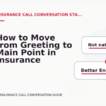 How to Move from Greeting to Main Point in Insurance Call Conversation English