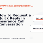 How to Request a Quick Reply in Insurance Call Conversation English