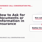 How to Ask for Documents or Information in Insurance Call Conversation English