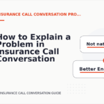 How to Explain a Problem in Insurance Call Conversation English