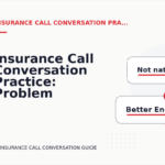 Insurance Call Conversation Practice: Problem and Solution Replies